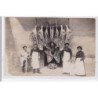 GREZIEU : carte photo de la boucherie - très bon état
