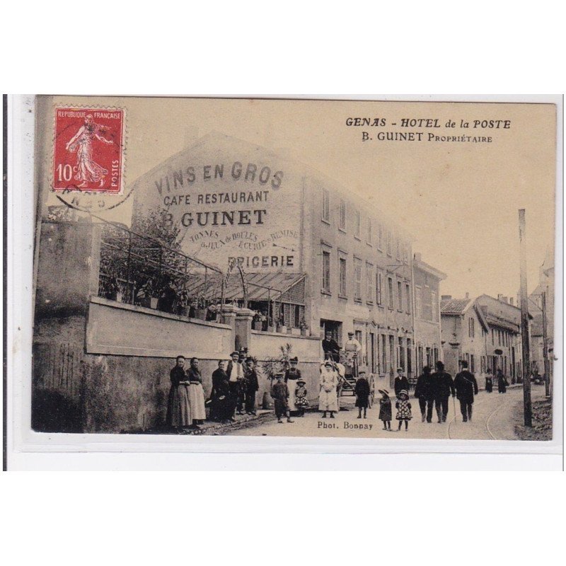 GENAS : hôtel de la Poste GUINET - très bon état