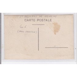 SAINT GEORGES DE RENEINS : carte photo d'un kiosque a journaux (marchand de cartes postales) - très bon état