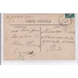 MORNANT : un attelage sur la place de la Liberté (édition toillée) - très bon état (point de colle au dos)