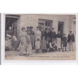 SAINT VINCENT DE RHEINS : un groupe d'amis des filatures - état (plis)