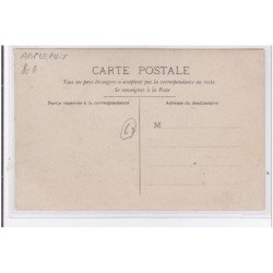 AMPLEPUIS : carte photo d'une fête vers 1910 (gymnastique) - très bon état