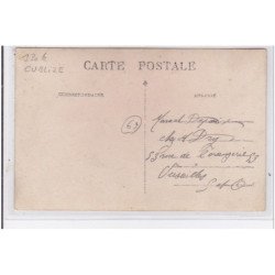 CUBLIZE : carte photo de la classe 1924 (conscrits - accordéon - chien) - très bon état