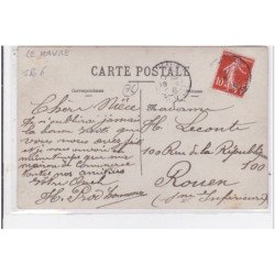 LE HAVRE : carte photo du magasin """"a la confiance"""" (mode - vêtements) - très bon état