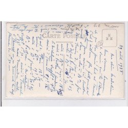 Région ARCACHON - TAUSSAT : carte photo d'un bateau faisant des excursions en mer en 1938 - très bon état