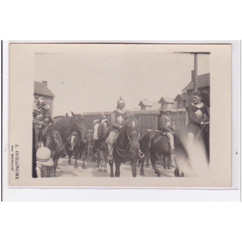 BOHAIN : carte photo d'une fête dans les années 1910-1920 (photo Guilliaume) - très bon état