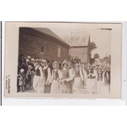 BOHAIN : carte photo d'une fête dans les années 1910-1920 (photo Guilliaume) - très bon état
