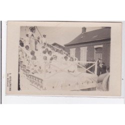 BOHAIN : carte photo d'une fête dans les années 1910-1920 (photo Guilliaume) - très bon état