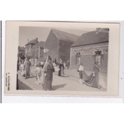 BOHAIN : carte photo d'une fête dans les années 1910-1920 (photo Guilliaume) - très bon état