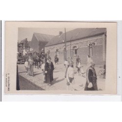 BOHAIN : carte photo d'une fête dans les années 1910-1920 (photo Guilliaume) - très bon état