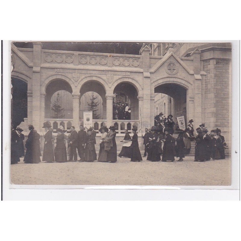 A LOCALISER : carte photo de groupe des paroisses de Jargeau et d'Orléans - très bon état