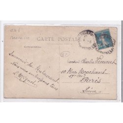 MARSEILLE : carte photo du restaurant MARIUS - bon état (un coin plié)