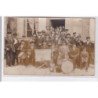 SAINT MARD : carte photo de la fanfare - état (un pli)