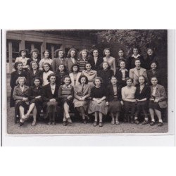 AMIENS : carte photo d'une classe du lycée d'Amiens vers 1930  - très bon état