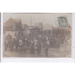 CAYEUX - BRIGHTON : carte photo du Kursaal prise en 1910 - très bon état