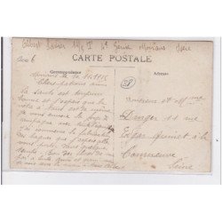 MOIRANS : carte photo du maréchal-ferrand (chevaux - militaire en poste à Moirans) - très bon état