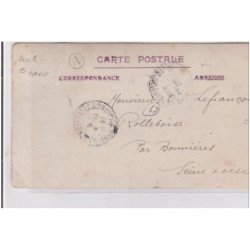 A LOCALISER (chachet 69): carte photo d'un taxi (attelage) - bon état (un coin plié) (format 9 x 15,5cm au lieu de 9x14)