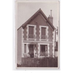 COLOMBES : carte photo d'une maison rue de Nanterre - très bon état