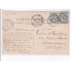 GEMOZAC: distillerie d'eaux-de-vie de cognac, appartement à la maison rouyer, guillet et Cie - état