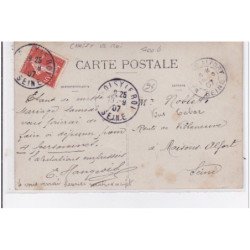 CHOISY LE ROI : carte photo d'un café - très bon état