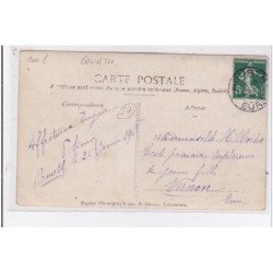 BOURTH : carte photo d'une classe d'école vers 1910 - très bon état