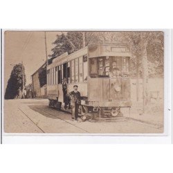 FONTENAY AUX ROSES : carte photo du tramway vers 1910-1920 - très bon état