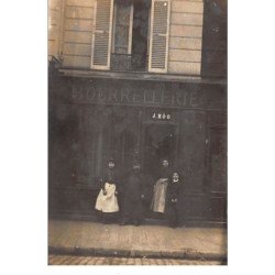 A LOCALISER  : carte photo PARIS? Bourrellerie, J.O O - très bon état