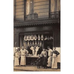 A LOCALISER  : carte photo PARIS? Boucherie - très bon état