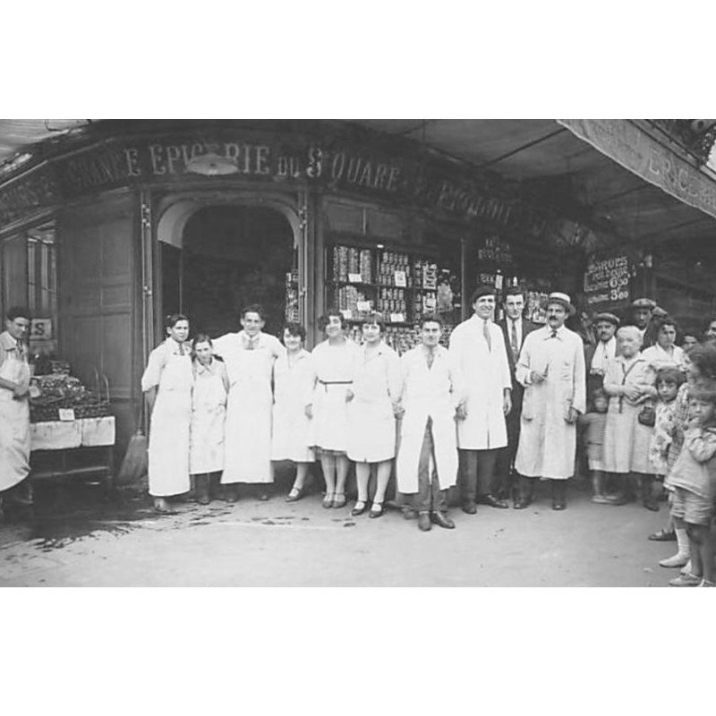 A LOCALISER  : carte photo PARIS? Grande épicerie de Square - très bon état