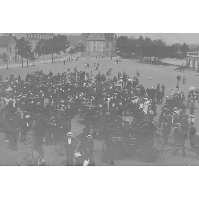 A LOCALISER  : carte photo : Pompiers - très bon état