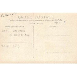 A LOCALISER  : carte photo COGNAC? : Café DELORD, B.BERTEAU - très bon état