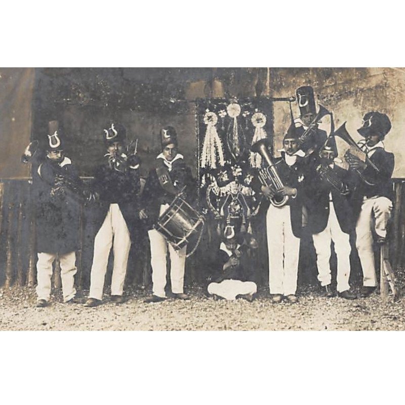 A LOCALISER  : carte photo : Fanfare - très bon état