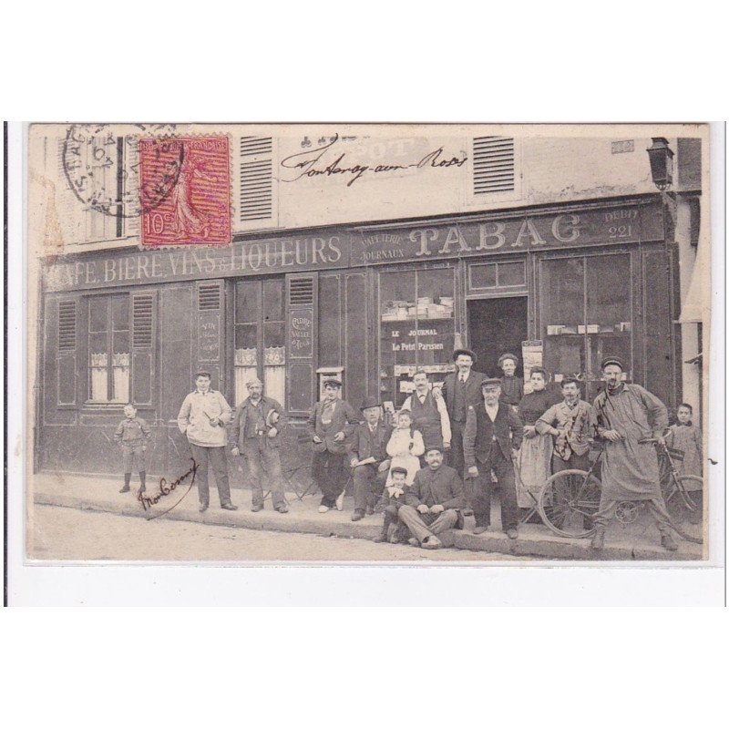 FONTENAY AUX ROSES : le café et tabac - bon état (un coin plié)