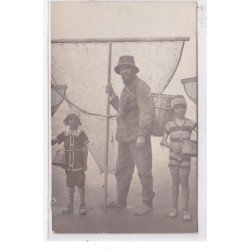 AULT : carte photo de pêcheurs - très bon état