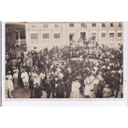 YERRES : carte photo d'un concert militaire (fanfare) - très bon état