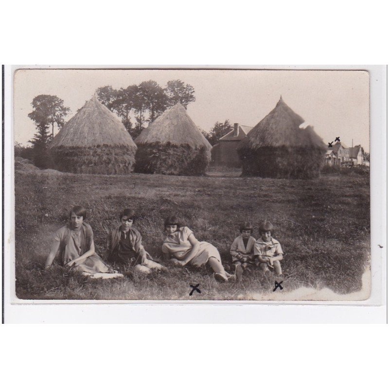 PARPEVILLE : carte photo en 1927 - très bon état