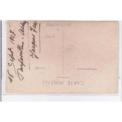 PARPEVILLE : carte photo en 1927 - très bon état