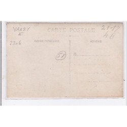 VARZY : carte photo de l' atelier du tailleur VANNEREAU - très bon état