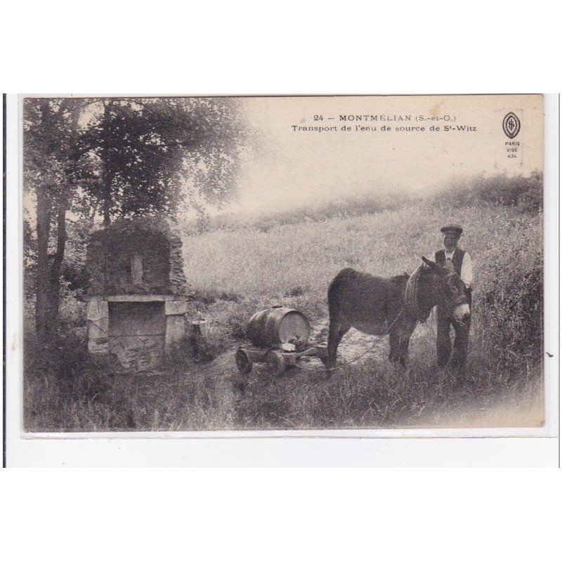 MONTMELIAN : transport de l'eau de source de Saint Witz - très bon état