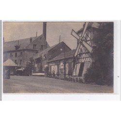 FECAMP : carte photo du cinématographe pendant les fêtes du millenaire normand (moulin à vent)- très bon état