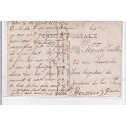 GELOS : carte photo vers 1910 - très bon état