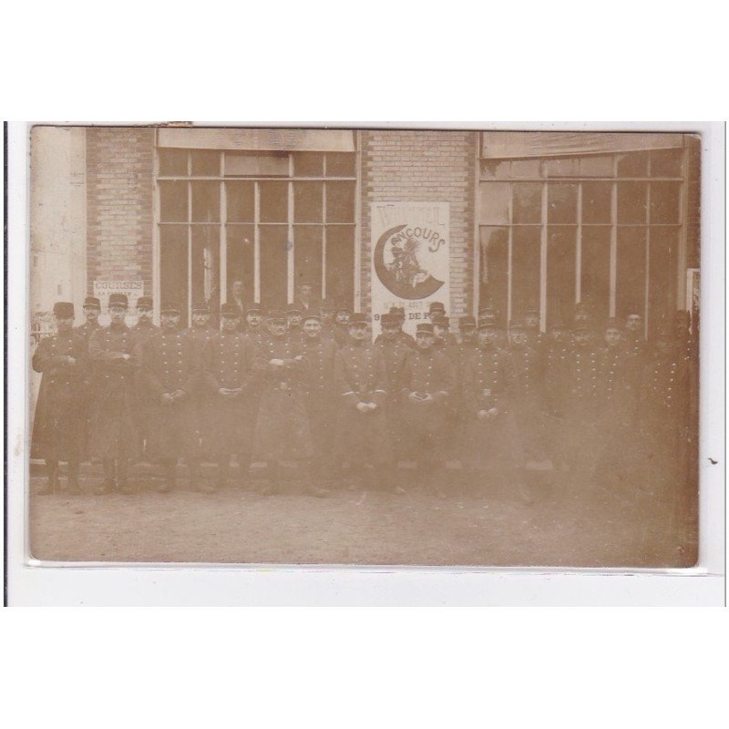 NANCY : carte photo de militaires - très bon état
