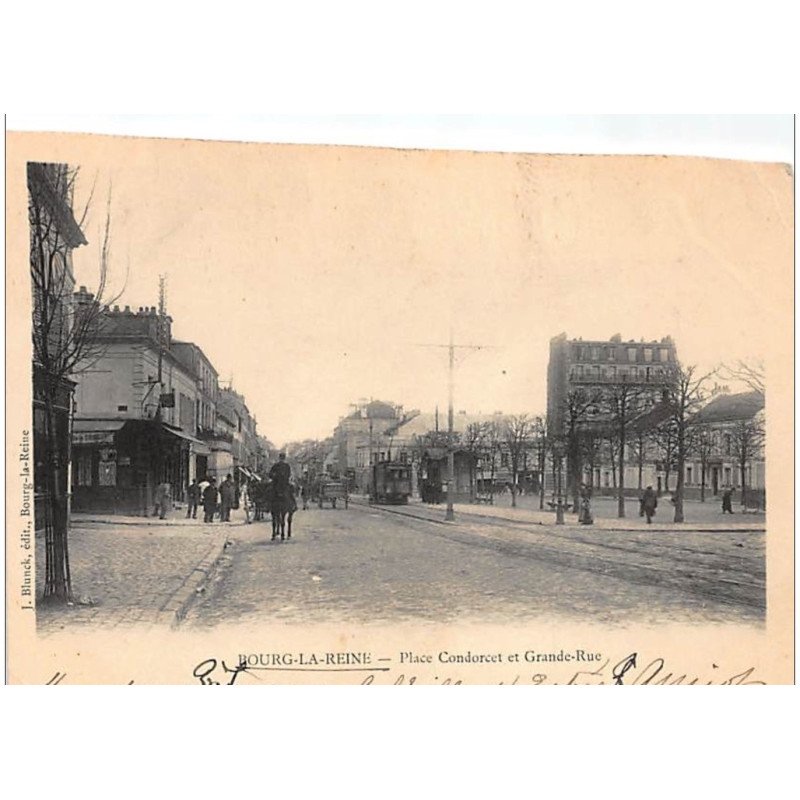 BOURG LA REINE : Place Condorcet et Grande Rue - très bon état