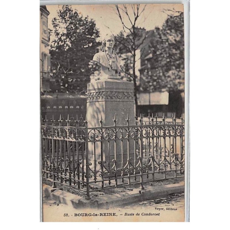 BOURG LA REINE : Buste de condorcet - très bon état