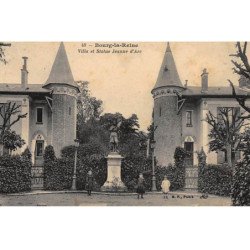 BOURG LA REINE : Villa et Statue Jeanne d'Arc - très bon état