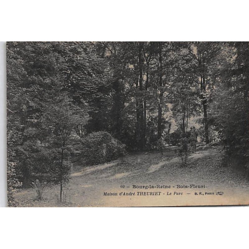 BOURG LA REINE : Maison d'André Theuriet, le Parc - très bon état