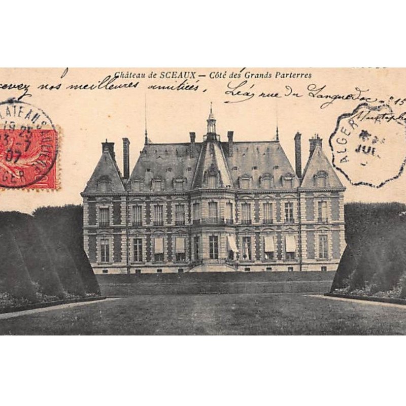 SCEAUX : Le Château, Côté des grands Parterres - très bon état