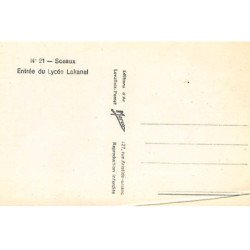 SCEAUX : Entrée du Lycée Lakanal - état