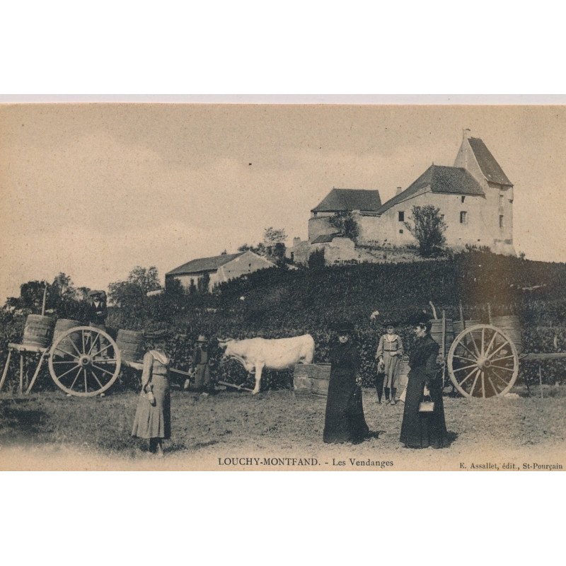 LOUCHY-MONTFAND : Les Vendanges - très bon état