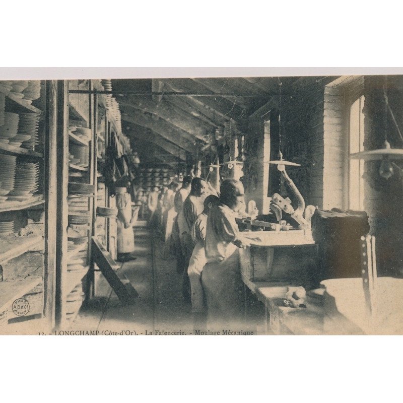 LONGCHAMP : La Faïencerie, Moulage Mécanique - très bon état